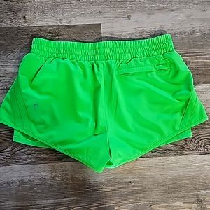 ZYIA Womens Sport Athletic green‎ short Size Small